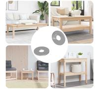 vidaXL Washers 2 pcs Silver 18 x 18 x 1.2 mm Iron