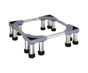 vidaXL Washing Machine Base Grey 67 x 67 x 21.5 cm Stainless Steel, Adjustable S