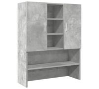 vidaXL Washing Machine Cabinet Bathroom Cabinet Laundry Cupboard Concrete Grey