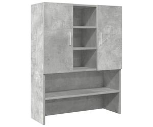 vidaXL Washing Machine Cabinet Bathroom Cabinet Laundry Cupboard Concrete Grey