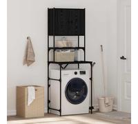 VidaXL Washing Machine Cabinet Black 0ak 68 X 48.5 X 194 Cm
