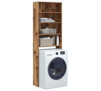 vidaXL Washing Machine Cabinet Old Wood 64x24x190 cm