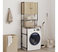 vidaXL Washing Machine Cabinet Sonoma Oak 68x48.5x194 cm