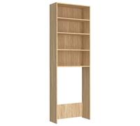vidaXL Washing Machine Cabinet Sonoma Oak Home Indoor Bathroom Storage Rack