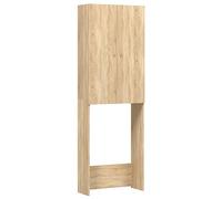 vidaXL Washing Machine Cabinet Sonoma Oak Bathroom Laundry Room Cupboard Shelf