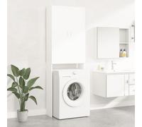 Washing Machine Cabinet Bathroom Laundry Room Cupboard Storage Rack vidaXL