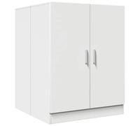vidaXL Washing Machine Cabinet White Bathroom Furniture Cupboard Storage Rack