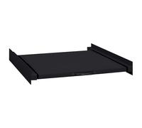 vidaXL Washing Machine Intermediate Shelf Black 60 x 60 x 8 cm Steel, Modern Rec