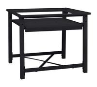 vidaXL Washing Machine Pedestal Black 60 x 56 x 52 cm Steel, Rectangular, Durable Laundry Pedestal, Utility Riser, Elevated Washer Base, Modern Stand, Indoor Home Support, Appliance Fixture