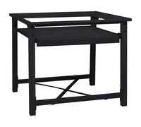 vidaXL Washing Machine Pedestal Black 60 x 56 x 52 cm Steel, Rectangular, Durable Laundry Pedestal, Utility Riser, Elevated Washer Base, Modern Stand, Indoor Home Support, Appliance Fixture