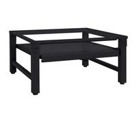 vidaXL Washing Machine Pedestal Black 62 x 60.5 x 32.5 cm Steel, Rectangular, Durable Laundry Pedestal, Utility Riser, Elevated Washer Base, Modern Stand, Indoor Home Support, Appliance Fixture