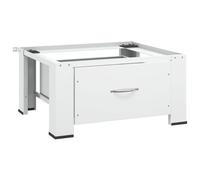 Vidaxl Washing Machine Pedestal With Drawer White