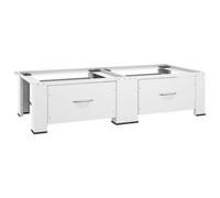 Vidaxl Washing Machine Pedestals White Steel