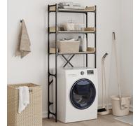 vidaXL Washing Machine Shelf Sonoma Oak 67x25x163 cm Engineered Wood
