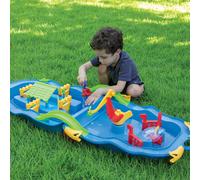 vidaXL Water Fun Trolley Children Garden Toy Water Play Table Play Centre Waterway Transpor Outdoor Playset Adventure Set Polypropylene