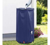 vidaXL Water Tank with Tap Foldable Water Container Water Storage 250 L PVC