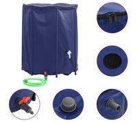 vidaXL Water Tank with Tap Foldable Water Container Water Storage 1250 L PVC