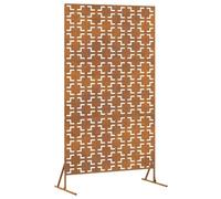 vidaXL Weatherproof steel signs with chic cross pattern | Standard size, modern design, durable and ideal for gardens and patios Garden fence for privacy.
