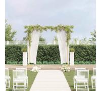 vidaXL Wedding Arch Gold 338 x 35 x 300 cm Steel