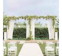 vidaXL Wedding Arch Gold 657 x 35 x 300 cm Steel