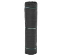 vidaXL Weed Membrane Garden Weed Barrier Fabric Weed Control Black 0.5x10 m PP