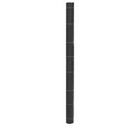 vidaXL Weed Membrane Black 1.5x50 m PP
