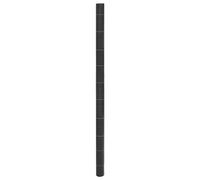 vidaXL Weed Membrane Garden Weed Barrier Fabric Weed Control Black 2x100 m PP