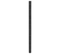 vidaXL Weed Membrane Garden Weed Barrier Fabric Weed Control Black 2x25 m PP