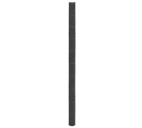 vidaXL Weed Membrane Garden Weed Barrier Fabric Weed Control Black 2x25 m PP