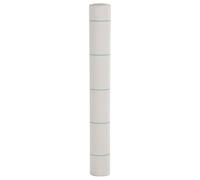 vidaXL Weed Membrane Garden Weed Barrier Fabric Weed Control White 1x50 m PP