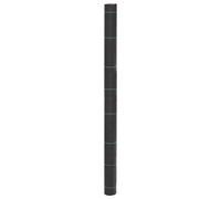 vidaXL Weed Membrane Weed Barrier Fabric Weed Control Cover Black 1.5x100 m PP