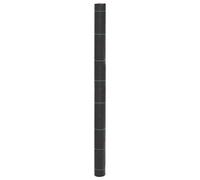 vidaXL Weed Membrane Weed Barrier Fabric Weed Control Cover Black 1.5x200 m PP