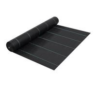 Vidaxl Weed & Root Control Mat Black 2X50 M Pp Weed Membranes