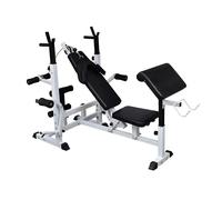 vidaXL Weight Multi Bench Universal Gym Exercise Training Fitness Station vidaXL