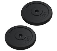 vidaXL Weight Plate 40 kg Cast Iron Barbell Fitness Dumbbell Weight Plate