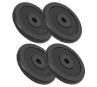 Weight Plates 4 pcs 4x7.5 kg Cast Iron GF0