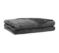 vidaXL Weighted Blanket Anthracite 122 x 183 cm 5 kg 100% Cotton 205T
