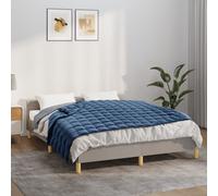 (blue, 150 x 200 cm/7 kg) vidaXL Weighted Blanket Bedding Anxiety Blanket Bedroom Quilt Blanket Fabric