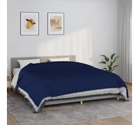 vidaXL Weighted Blanket Blue 220x260 cm 11 kg Fabric