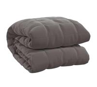 vidaXL Weighted Blanket Grey 150x200 cm 11 kg Fabric Bedding Anxiety