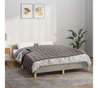 (grey, 152 x 203 cm/11 kg) vidaXL Weighted Blanket Bedding Anxiety Blanket Bedroom Quilt Blanket Fabric