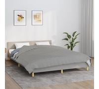 (grey, 200 x 200 cm/9 kg) vidaXL Weighted Blanket Bedding Anxiety Blanket Bedroom Quilt Blanket Fabric