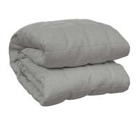 vidaXL Weighted Blanket Grey 235x290 cm 11 kg Fabric