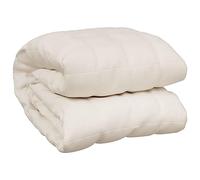 (cream, 137 x 200 cm/10 kg) vidaXL Weighted Blanket Bedding Anxiety Blanket Bedroom Quilt Blanket Fabric