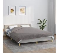 vidaXL Weighted Blanket with Cover Grey 200x200 cm 13 kg Fabric