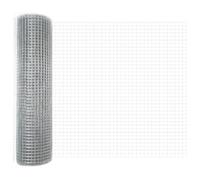 vidaXL Welded Wire Fence 0.6 x 25 m Hot-Dip Galvanised Steel