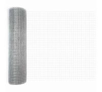vidaXL Welded Wire Fence 0.6 x 25 m Hot-Dip Galvanised Steel