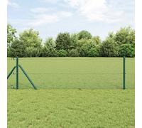 vidaXL Welded Wire Fence 2500 x 40 cm Green