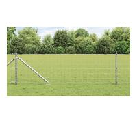 Fence with Post Outdoor Garden Boundary Terrace Barrier Panel Set vidaXL