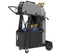 vidaXL Welding Trolley Black 91 x 47 x 96 cm Steel